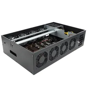 Popular Case 75MM 8GPU B75 Case for 8 AMD Graphics Card gpu rig Server case using at home