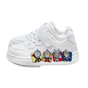Zapatos para niños Ultraman, estilo de dibujos animados, <span class=keywords><strong>impermeables</strong></span>, con diamantes de imitación, <span class=keywords><strong>zapatillas</strong></span> ligeras informales, zapatos deportivos blancos para niños, para las cuatro estaciones - Product Image 2