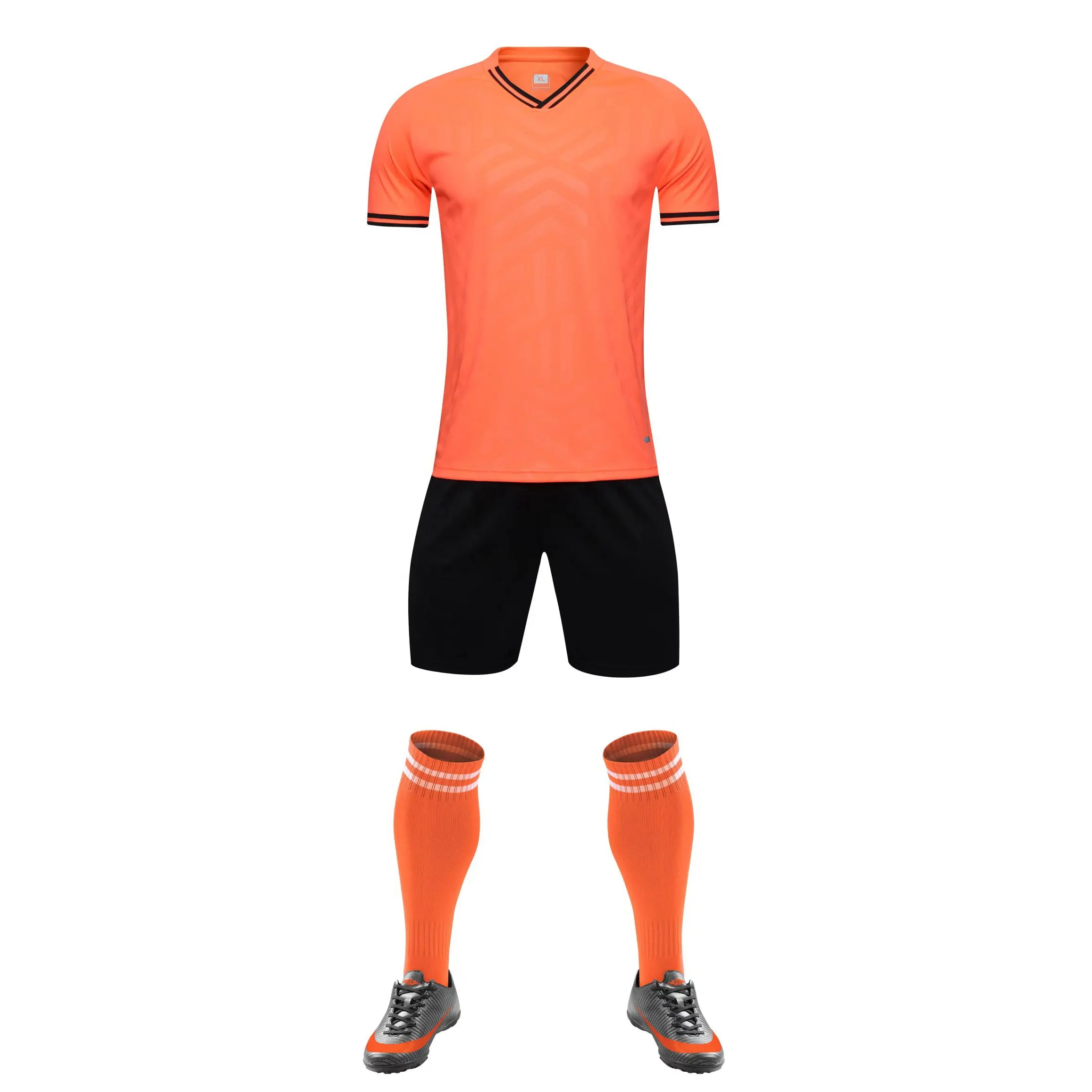 Custom High Quality Design Training Soccer Jerseys Polyester Blank Football Uniform Set For Men