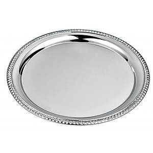 Vassoio Decorativo con Bordo Decorato Diametro 230 mm - Product Image 1