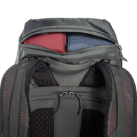 Sac à dos de voyage imperméable 34L pour activités de plein air, camping et randonnée avec plaque en aluminium