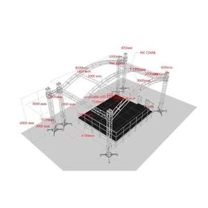 <strong>Line</strong> <strong>Array</strong> Aluminum LED Screen Spigot Truss Speaker Trusses - Product Image 4