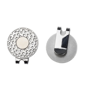 Clip de chapeau de golf Dericsson de haute qualité 25 mm, marqueur de balle de golf en métal avec logo personnalisé, accessoires de golf - Product Image 2