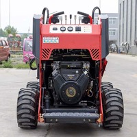 Gratis pengiriman murah CE/EPA Mini kecil baru 25hp jalur muatan taman selip Mini Steer Loader dengan 4.94 ember kubik