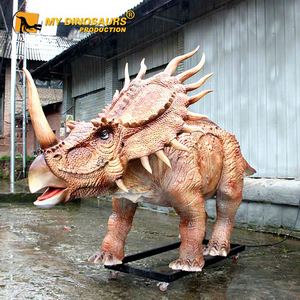 MYDINO CAD007 Dinosaurier-Filmrequisiten Lebensgroßer Roboter-Dinosaurier <span class=keywords><strong>Styracosaurus</strong></span> zum Verkauf - Product Image 1