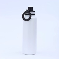 Bouchon de remplacement pour bouteille d'eau à large ouverture, anti-fuite, avec support magnétique pour téléphone, pour bouteilles d'eau isothermes en acier inoxydable