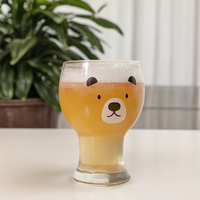 400ML nordique usine verre à boire bar Table Ware ours verre tasse Sublimation whisky bière personnalisé tasse Panda tasse