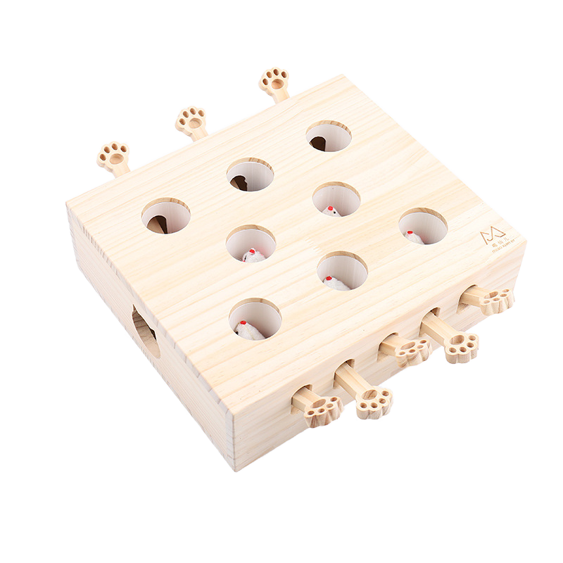 Huit trous whack-a-mole (taupe poilue)