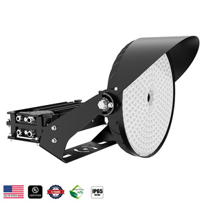 Luces LED para Estadios Dlc Etl, Iluminación Redonda para Exteriores, Cuerpo de Aluminio Ip66, Resistente al Agua, Luz Deportiva LED de 600W del Fabricante - Product Image 1