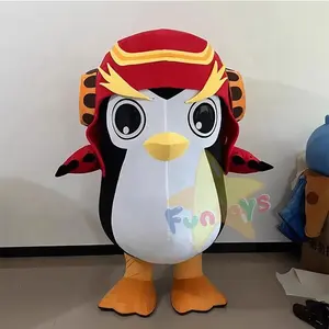 Funtoys profesyonel üretim özelleştirme karikatür penguen yetişkin sevimli maskot hayvan kostümleri büyük olay parti için