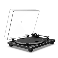Design tendance, housse anti-poussière rétro, tourne-disque vinyle rétro, lecteur de disques, tourne-disque vertical