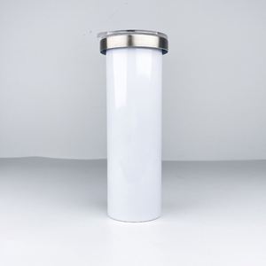 Gobelet isotherme portable 20 oz en forme de boule de neige, vierge pour sublimation, droit, réutilisable, pour l'extérieur, le quotidien et les voyages - Product Image 3