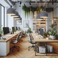 Lámpara de Techo LED Acústica PET - Lámpara Colgante de Fieltro para Reducción de Ruido en Interiores