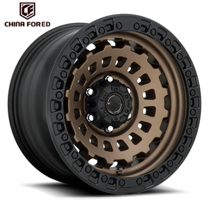 Tùy Chỉnh Giả Mạo Hợp Kim Off Road Beadlock Xe Rim 15 16 17 <span class=keywords><strong>18</strong></span> 19 20 Inch Bánh Xe 5x114.3 6x139.7 5x130 Cho Jeep Grand Cherokee Impala - Product Image 1