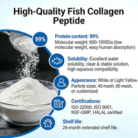 Collagène de poisson hydrolysé de peau et d'écailles de tilapia pour complément alimentaire de qualité alimentaire