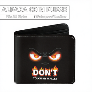 2026 Animal Print Buckle Coin <b>Purse</b> <b>Cute</b> Cartoon Alpaca Gift Wallets Short Waterproof PU Leather Small Mini Key Bags - Product Image 2