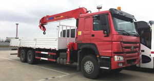 <strong>Used</strong> Howo 6X4 8 16 Tons Cargo <strong>Crane</strong> <strong>Truck</strong>