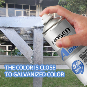 HOSEN Cheap 5% Galvanized Coatings <b>Spray</b> <b>Paint</b> <b>Chrome</b> Color Ral Panton Professional Cold Galvanizing <b>Spray</b> <b>Paint</b> - Product Image 2