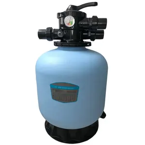 Hot-selling swimming pool filtration system HDPE sand filter fiber ball replacement sand low-cost top-mounted pool filter