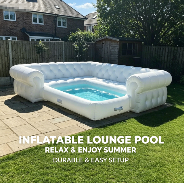 Durable Pvc Inflatable Sofa Swimming Pool Inflatable Sofa Pool Portable Lounge for Family Party Backyard Events