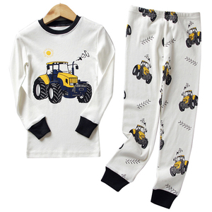 Vêtements pour enfants de boutique, 100% coton, ensemble 2 pièces, garçons, printemps automne, pyjamas décontractés pour enfants - Product Image 3