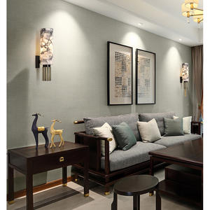 โคมไฟติดผนังหินอ่อนสไตล์จีนทำจากทองแดงทั้งหมดสำหรับห้องนั่งเล่นและห้องทำงาน; โคมไฟดีไซน์สร้างสรรค์สำหรับทางเดินข้างเตียงสไตล์ใหม่จากจีน - Product Image 4