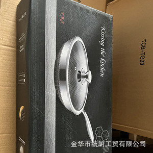 Wok de Acero Inoxidable 304 con Revestimiento Antiadherente de Panal de Abeja, Múltiples Tamaños, Gran Capacidad, Anti-Escaldaduras - Product Image 4