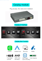 Apple CarPlay et Android Auto sans fil pour BMW X5 E70 F15 Système CCC CIC NBT EVO, Mirror Link, AirPlay, mise à niveau de la navigation, CarPlay