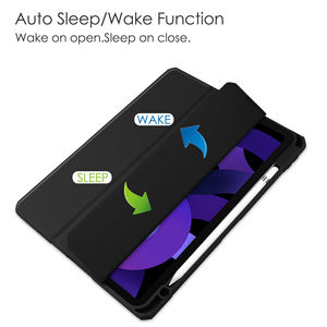 Multi Fold 10.9 Inch Tablet Cases pour <span class=keywords><strong>iPad</strong></span> Air 11 Clear Transparent Back Shell Shockproof Covers pour Apple <span class=keywords><strong>iPad</strong></span> Air 11 2024 - Product Image 5