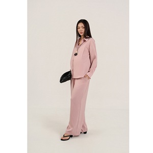 Daily Wear Casual <b>Office</b> Solid Regular Full Sleeve Crew Neck Minimalist Vietnam Women's Breathable Button Plain Dyed <b>T</b>-<b>Shirts</b> - Product Image 1