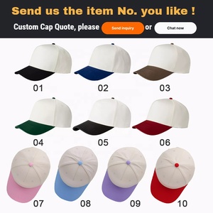 Bán Buôn Bông Twill 5 Bảng Điều Chỉnh Mũ Bóng Chày Hai-Tone Cap Tùy Chỉnh Thêu Logo Bán Cong Chất Lượng Cao 2 Màu Sắc Bóng Chày Mũ - Product Image 5