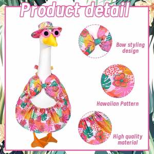 ชุดเทศกาลผู้ผลิตเสื้อผ้าระเบียงลานขนาดใหญ่ห่านตกแต่ง - Product Image 2