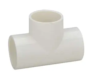 T de PVC com rosca fêmea PVC plástico multifuncional UPVC acessórios de pressão Sch40 direto da fábrica
