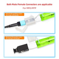 CLEP-MPO-TB de stylo de nettoyage de fibre optique MPO pour connecteurs MPO/MTP 12 cœurs 500 + nettoie le modèle économique