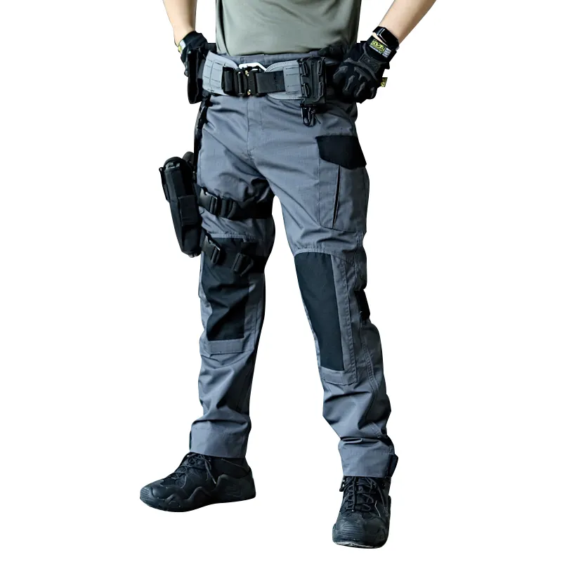 SABADO Hot Sale Multi-pocket Rip-stop Tactical Trousers For Men Cargo Pants Soft Hand Leisure Outdoor Pants
