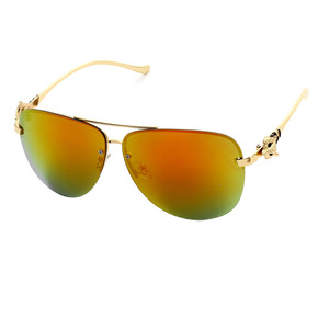Maidis Aviator Sunglasses Gold <b>Frame</b> <b>Black</b> Lens UV400 Protection Unisex Style - Product Image 5