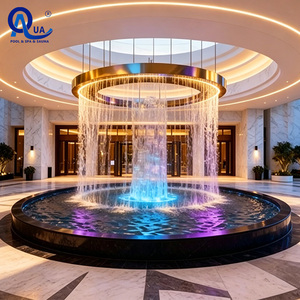 จอแสดงผลน้ำตกดิจิตอล LED Water Crown พร้อมระบบแสดงผลแบบเรียลไทม์ สำหรับตกแต่งภูมิทัศน์ภายในและภายนอกอาคาร - Product Image 1