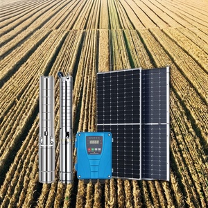 Bomba sumergible de CC de acero inoxidable de 4 pulgadas y alta <span class=keywords><strong>presión</strong></span> de 110V, 1500W, 2HP, bomba de agua de pozo profundo eléctrica multietapa para bomba - Product Image 2