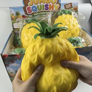 Giant Pineapple Squishy Stress <b>Ball</b> 20CM Jumbo Flour Filled TPE/Silicone <b>Squeeze</b> Fidget Toy Halloween Individual Box Wholesale - Product Image 2