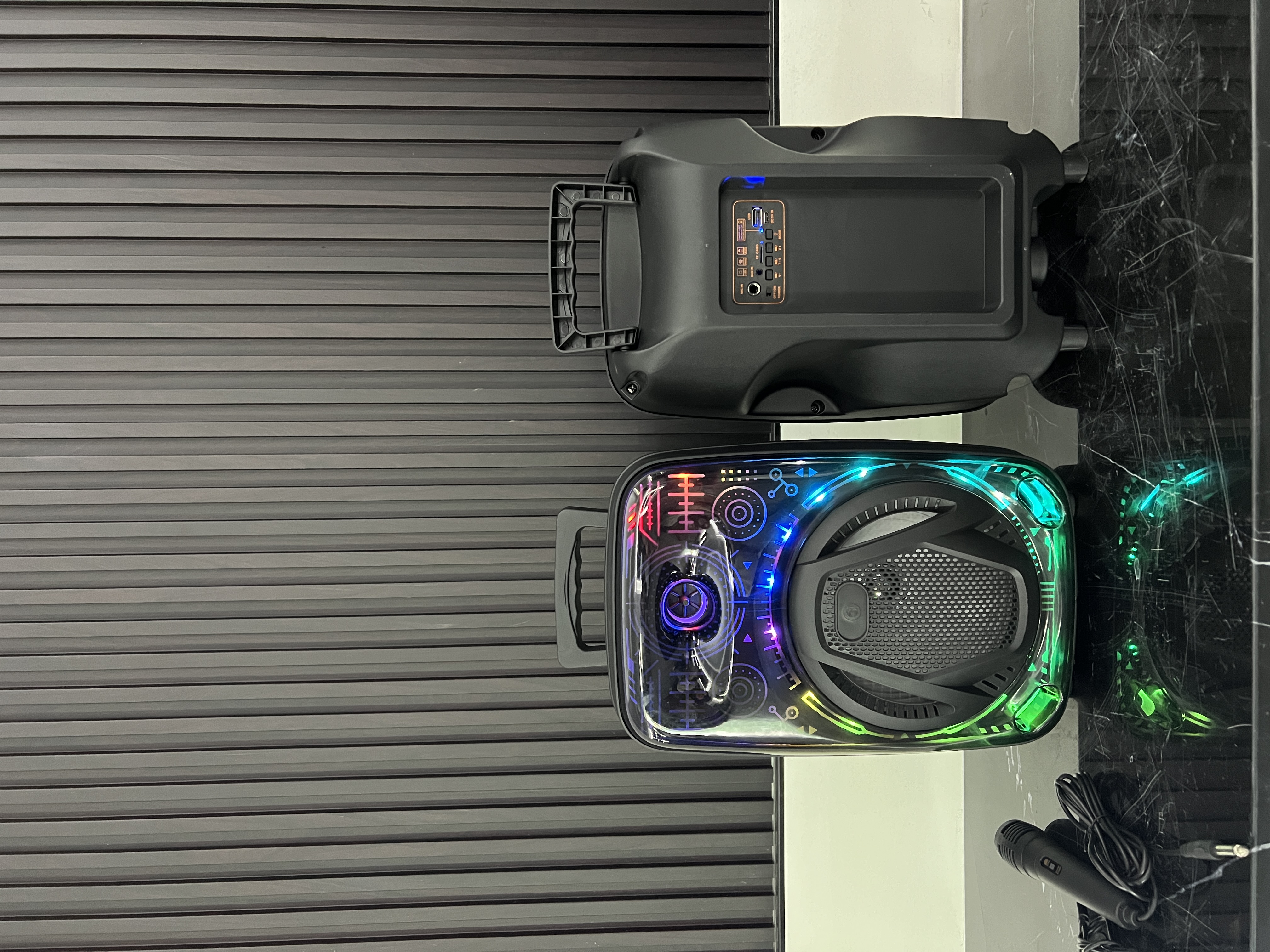 AVCROWNS CH-880 Portable Party Boombox Speakers for Camping