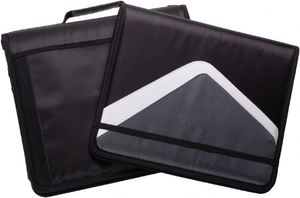 Échantillon gratuit BSCI 700 feuilles Grande capacité Imperméable Classeur à fermeture éclair pour l'école Classeur à anneaux en D avec fermeture éclair et poignée - Product Image 4