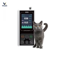 Moniteur de capnographie de type latéral ETCO2 avec compensation automatique de la température pour cliniques vétérinaires – Tests précis