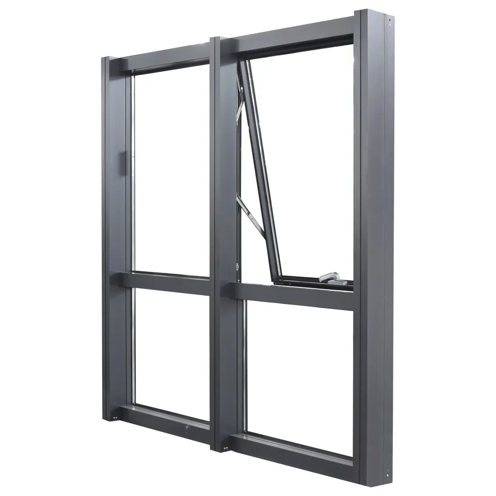 New products aluminum double tempered glass curtain wall price