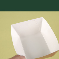Caja de papel kraft al por mayor de fábrica para aperitivos, desechable, a prueba de aceite, para llevar patatas fritas y pollo frito