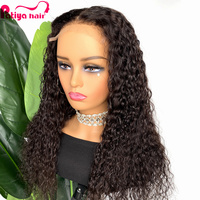 Perruques et Tissages Prêts à Expédier – Cheveux Brésiliens Remy Ondulés Naturels, Perruque à Fermeture Frontale 4*4 en Dentelle, Vente en Gros de Perruques en Cheveux Humains pour Fournisseurs
