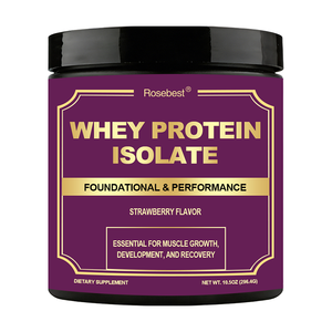 Rosebest Factory, Proveedor Directo de China de Suplementos de <span class=keywords><strong>Proteína</strong></span> de Suero Aislado en Polvo con Fórmula de Sabor Personalizada para el Crecimiento Muscular - Product Image 1