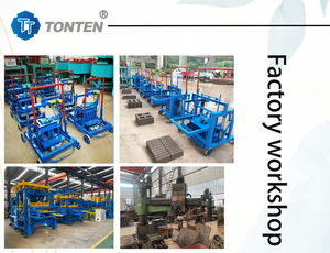 Mesin pembuat bata beton dengan Hopper pencampuran dan pencetakan otomatis cocok untuk proyek Kota - Product Image 5