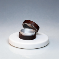 Flacon de lotion corporelle et pot de crème en aluminium, emballage cosmétique professionnel idéal pour les spas et les soins à domicile, emballage cosmétique en bois de noyer, pots cosmétiques