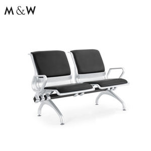 M & W 5- مقعد المطار الجلود والمعادن كرسي الانتظار التحفة كراسي غرفة الانتظار - Product Image 3