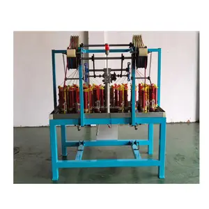 Shoelace and cord rope braiding machine